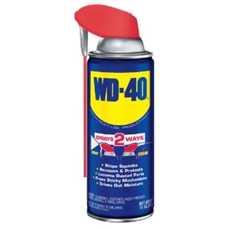 Wd-40 Multi Purpose Lubricant, Multi Purpose, Spray Can, Liquid 49004 WD40 11 OZ SMART STRAW